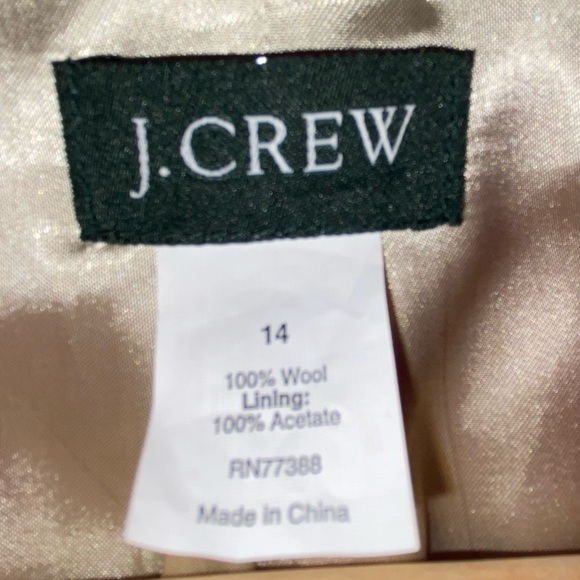 J.Crew Azalea Pink Wool Lexington Blazer - Picture 3 of 9